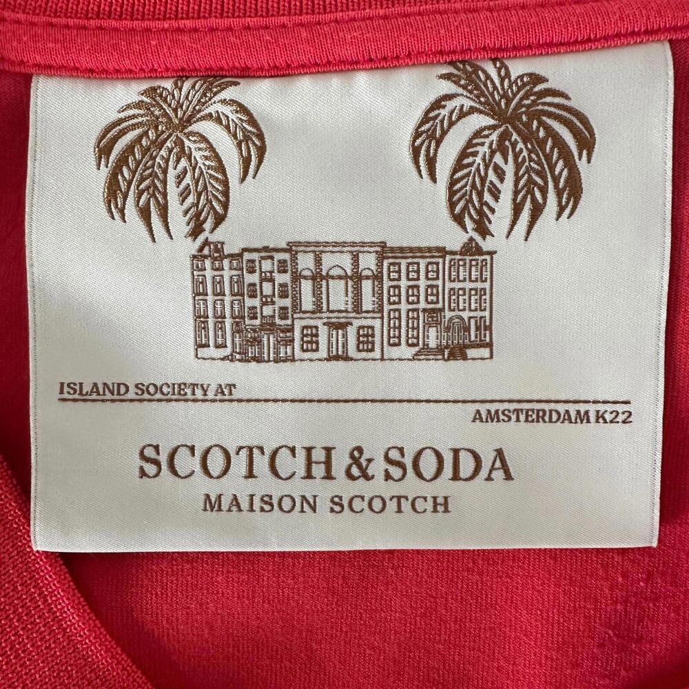 Scotch & Soda Maison Scotch Pink V-Neck Sweatshirt - Small EUC - Picture 2 of 9